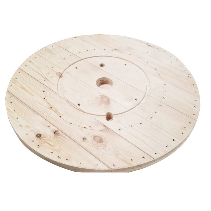 Empty Wooden Cable Reel (3)